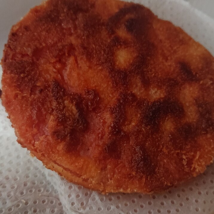 隠しチーズでトロッとハムカツ